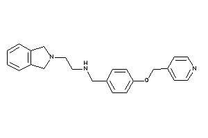 2-isoindolin-2-ylethyl-[4-(4-pyridylmethoxy)benzyl]amine