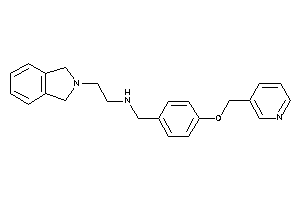 2-isoindolin-2-ylethyl-[4-(3-pyridylmethoxy)benzyl]amine