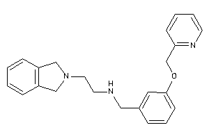 2-isoindolin-2-ylethyl-[3-(2-pyridylmethoxy)benzyl]amine