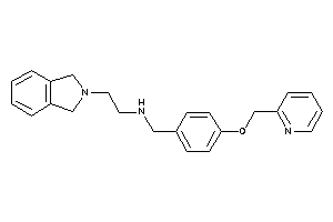 2-isoindolin-2-ylethyl-[4-(2-pyridylmethoxy)benzyl]amine