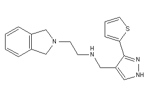 2-isoindolin-2-ylethyl-[[3-(2-thienyl)-1H-pyrazol-4-yl]methyl]amine