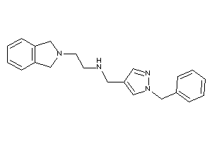 (1-benzylpyrazol-4-yl)methyl-(2-isoindolin-2-ylethyl)amine