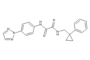 N-[(1-phenylcyclopropyl)methyl]-N'-[4-(triazol-2-yl)phenyl]oxamide