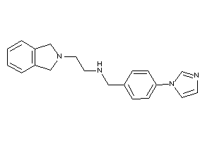 (4-imidazol-1-ylbenzyl)-(2-isoindolin-2-ylethyl)amine