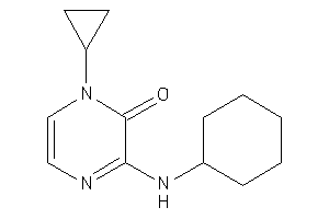 3-(cyclohexylamino)-1-cyclopropyl-pyrazin-2-one