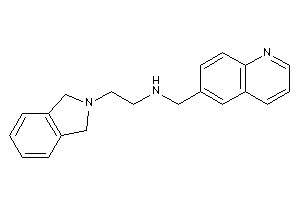 2-isoindolin-2-ylethyl(6-quinolylmethyl)amine