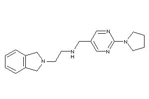 2-isoindolin-2-ylethyl-[(2-pyrrolidinopyrimidin-5-yl)methyl]amine