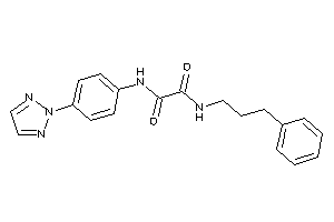 N-(3-phenylpropyl)-N'-[4-(triazol-2-yl)phenyl]oxamide