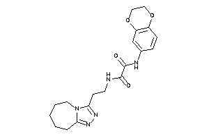 N'-(2,3-dihydro-1,4-benzodioxin-6-yl)-N-[2-(6,7,8,9-tetrahydro-5H-[1,2,4]triazolo[4,3-a]azepin-3-yl)ethyl]oxamide