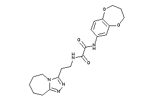 N'-(3,4-dihydro-2H-1,5-benzodioxepin-7-yl)-N-[2-(6,7,8,9-tetrahydro-5H-[1,2,4]triazolo[4,3-a]azepin-3-yl)ethyl]oxamide