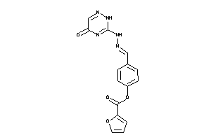 Furan-2-carboxylic Acid [4-[[(5-keto-2H-1,2,4-triazin-3-yl)hydrazono]methyl]phenyl] Ester