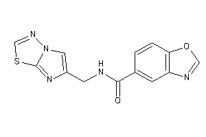 Image of N-(imidazo[2,1-b][1,3,4]thiadiazol-6-ylmethyl)-1,3-benzoxazole-5-carboxamide