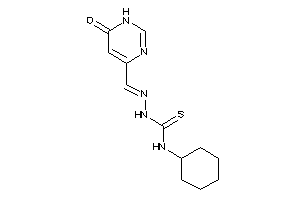 1-cyclohexyl-3-[(6-keto-1H-pyrimidin-4-yl)methyleneamino]thiourea