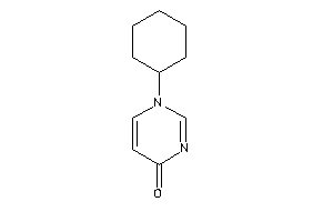1-cyclohexylpyrimidin-4-one