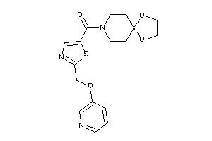 1,4-dioxa-8-azaspiro[4.5]decan-8-yl-[2-(3-pyridyloxymethyl)thiazol-5-yl]methanone