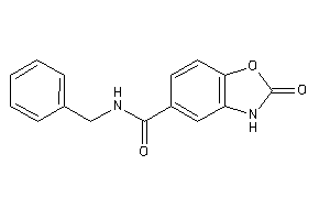 N-benzyl-2-keto-3H-1,3-benzoxazole-5-carboxamide