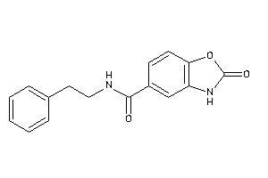 2-keto-N-phenethyl-3H-1,3-benzoxazole-5-carboxamide