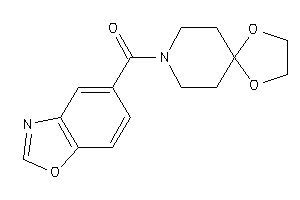 1,3-benzoxazol-5-yl(1,4-dioxa-8-azaspiro[4.5]decan-8-yl)methanone