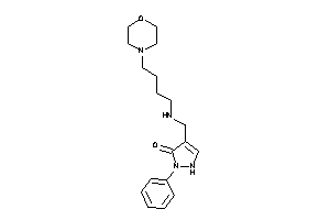 4-[(4-morpholinobutylamino)methyl]-2-phenyl-3-pyrazolin-3-one