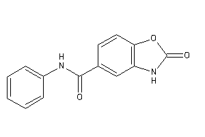 2-keto-N-phenyl-3H-1,3-benzoxazole-5-carboxamide