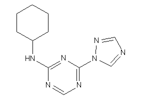 Cyclohexyl-[4-(1,2,4-triazol-1-yl)-s-triazin-2-yl]amine