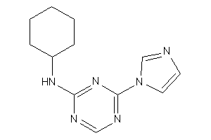 Cyclohexyl-(4-imidazol-1-yl-s-triazin-2-yl)amine