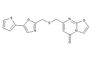 7-[[[5-(2-thienyl)oxazol-2-yl]methylthio]methyl]thiazolo[3,2-a]pyrimidin-5-one