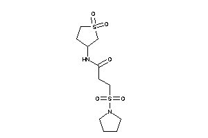 N-(1,1-diketothiolan-3-yl)-3-pyrrolidinosulfonyl-propionamide