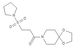 1-(1,4-dioxa-8-azaspiro[4.5]decan-8-yl)-3-pyrrolidinosulfonyl-propan-1-one