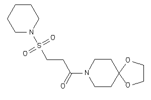 1-(1,4-dioxa-8-azaspiro[4.5]decan-8-yl)-3-piperidinosulfonyl-propan-1-one