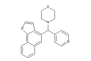 4-[benzo[g]benzofuran-4-yl(4-pyridyl)methyl]morpholine