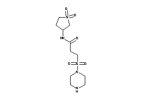 N-(1,1-diketothiolan-3-yl)-3-piperazinosulfonyl-propionamide