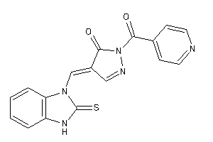 Image of 2-isonicotinoyl-4-[(2-thioxo-3H-benzimidazol-1-yl)methylene]-2-pyrazolin-3-one