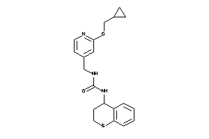 1-[[2-(cyclopropylmethoxy)-4-pyridyl]methyl]-3-thiochroman-4-yl-urea