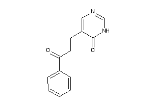 5-(3-keto-3-phenyl-propyl)-1H-pyrimidin-6-one