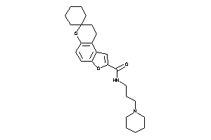 N-(3-piperidinopropyl)spiro[8,9-dihydrofuro[3,2-f]chromene-7,1'-cyclohexane]-2-carboxamide