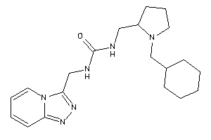 1-[[1-(cyclohexylmethyl)pyrrolidin-2-yl]methyl]-3-([1,2,4]triazolo[4,3-a]pyridin-3-ylmethyl)urea