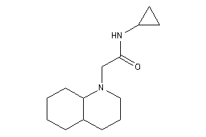 2-(3,4,4a,5,6,7,8,8a-octahydro-2H-quinolin-1-yl)-N-cyclopropyl-acetamide