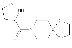 1,4-dioxa-8-azaspiro[4.5]decan-8-yl(pyrrolidin-2-yl)methanone