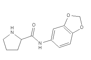 N-(1,3-benzodioxol-5-yl)pyrrolidine-2-carboxamide