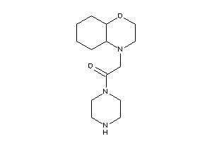 2-(2,3,4a,5,6,7,8,8a-octahydrobenzo[b][1,4]oxazin-4-yl)-1-piperazino-ethanone