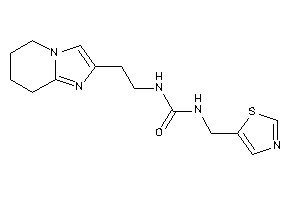 1-[2-(5,6,7,8-tetrahydroimidazo[1,2-a]pyridin-2-yl)ethyl]-3-(thiazol-5-ylmethyl)urea