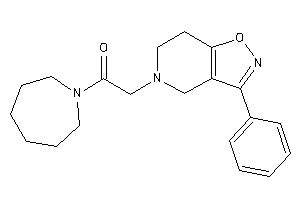 1-(azepan-1-yl)-2-(3-phenyl-6,7-dihydro-4H-isoxazolo[4,5-c]pyridin-5-yl)ethanone