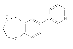 Image of 7-(3-pyridyl)-2,3,4,5-tetrahydro-1,4-benzoxazepine