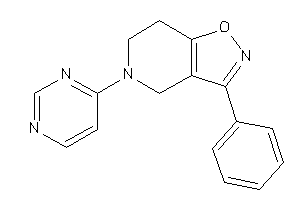 3-phenyl-5-(4-pyrimidyl)-6,7-dihydro-4H-isoxazolo[4,5-c]pyridine