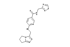 6-(6,7-dihydro-5H-pyrrolo[2,1-c][1,2,4]triazol-3-ylmethylamino)-N-(1,2,4-oxadiazol-3-ylmethyl)nicotinamide