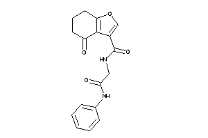 N-(2-anilino-2-keto-ethyl)-4-keto-6,7-dihydro-5H-benzofuran-3-carboxamide