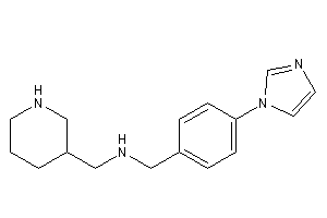 (4-imidazol-1-ylbenzyl)-(3-piperidylmethyl)amine