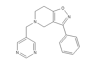 Image of 3-phenyl-5-(5-pyrimidylmethyl)-6,7-dihydro-4H-isoxazolo[4,5-c]pyridine