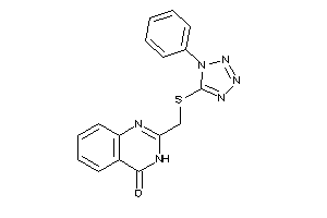 2-[[(1-phenyltetrazol-5-yl)thio]methyl]-3H-quinazolin-4-one